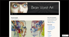 Desktop Screenshot of brainvomitart.wordpress.com