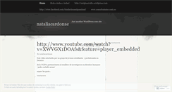 Desktop Screenshot of nataliacardonae.wordpress.com