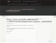 Tablet Screenshot of nataliacardonae.wordpress.com