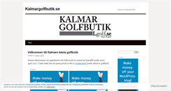 Desktop Screenshot of kalmargolfbutik.wordpress.com