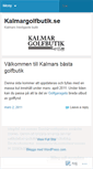 Mobile Screenshot of kalmargolfbutik.wordpress.com