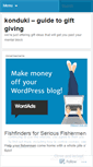 Mobile Screenshot of konduki.wordpress.com