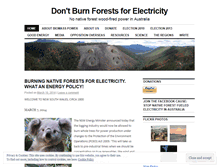 Tablet Screenshot of noforestfurnaces.wordpress.com