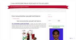 Desktop Screenshot of caramenyembuhkanpenyakitkutilkelamin.wordpress.com