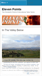 Mobile Screenshot of elevenpoints.wordpress.com