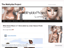 Tablet Screenshot of mathyldavaleska.wordpress.com