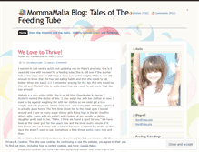 Tablet Screenshot of mommamalia.wordpress.com