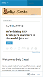 Mobile Screenshot of bellycasts.wordpress.com