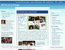 Tablet Screenshot of europajugend.wordpress.com