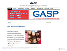 Tablet Screenshot of gasp4kids.wordpress.com