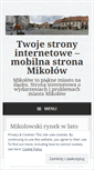 Mobile Screenshot of mikolow.wordpress.com