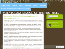 Tablet Screenshot of missionofthefoothills.wordpress.com