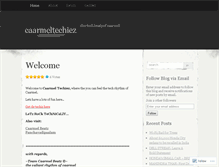 Tablet Screenshot of caarmeltechiez.wordpress.com