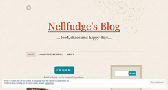 Desktop Screenshot of nellfudge.wordpress.com