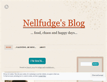 Tablet Screenshot of nellfudge.wordpress.com