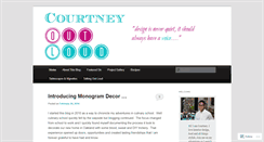 Desktop Screenshot of courtneyoutloud.wordpress.com