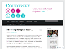 Tablet Screenshot of courtneyoutloud.wordpress.com