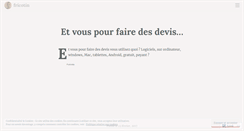 Desktop Screenshot of fricotin.wordpress.com