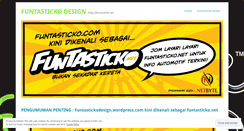 Desktop Screenshot of funtastickodesign.wordpress.com