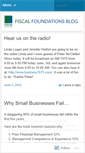 Mobile Screenshot of fiscalfoundations.wordpress.com