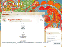 Tablet Screenshot of miimariposa.wordpress.com