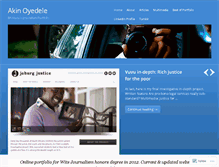 Tablet Screenshot of akinoluwaoyedele.wordpress.com