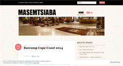 Desktop Screenshot of masemtsiaba.wordpress.com