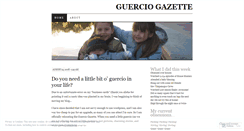 Desktop Screenshot of guerciogazette.wordpress.com