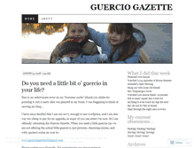 Tablet Screenshot of guerciogazette.wordpress.com