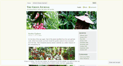 Desktop Screenshot of greengates.wordpress.com