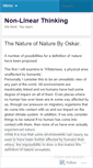 Mobile Screenshot of nonlinearthinking.wordpress.com