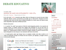 Tablet Screenshot of debateeducativo.wordpress.com