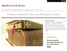 Tablet Screenshot of battlecreekpress.wordpress.com