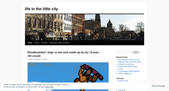 Desktop Screenshot of lifeinthelittlecity.wordpress.com