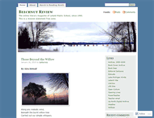 Tablet Screenshot of beechnutreview.wordpress.com