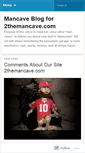 Mobile Screenshot of 2themancave.wordpress.com