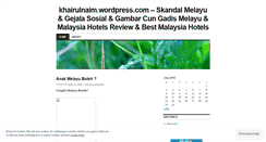 Desktop Screenshot of khairulnaim.wordpress.com