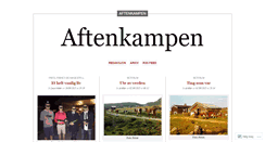 Desktop Screenshot of aftenkampen.wordpress.com