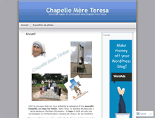 Tablet Screenshot of chapellemereteresa.wordpress.com
