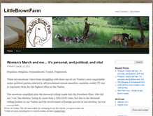 Tablet Screenshot of littlebrownfarm.wordpress.com