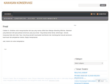 Tablet Screenshot of kawasankonservasi.wordpress.com