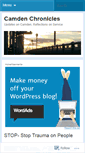 Mobile Screenshot of camdenchronicles.wordpress.com