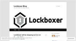 Desktop Screenshot of lockboxer.wordpress.com