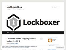 Tablet Screenshot of lockboxer.wordpress.com