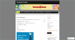 Desktop Screenshot of chobotscheats.wordpress.com