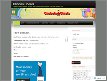 Tablet Screenshot of chobotscheats.wordpress.com