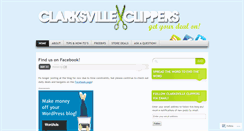 Desktop Screenshot of clarksvilleclippers.wordpress.com