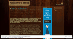 Desktop Screenshot of nellandmaxinoz.wordpress.com