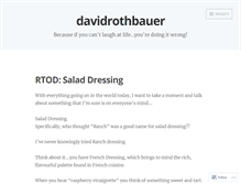 Tablet Screenshot of davidrothbauer.wordpress.com