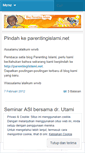 Mobile Screenshot of parentingislami.wordpress.com